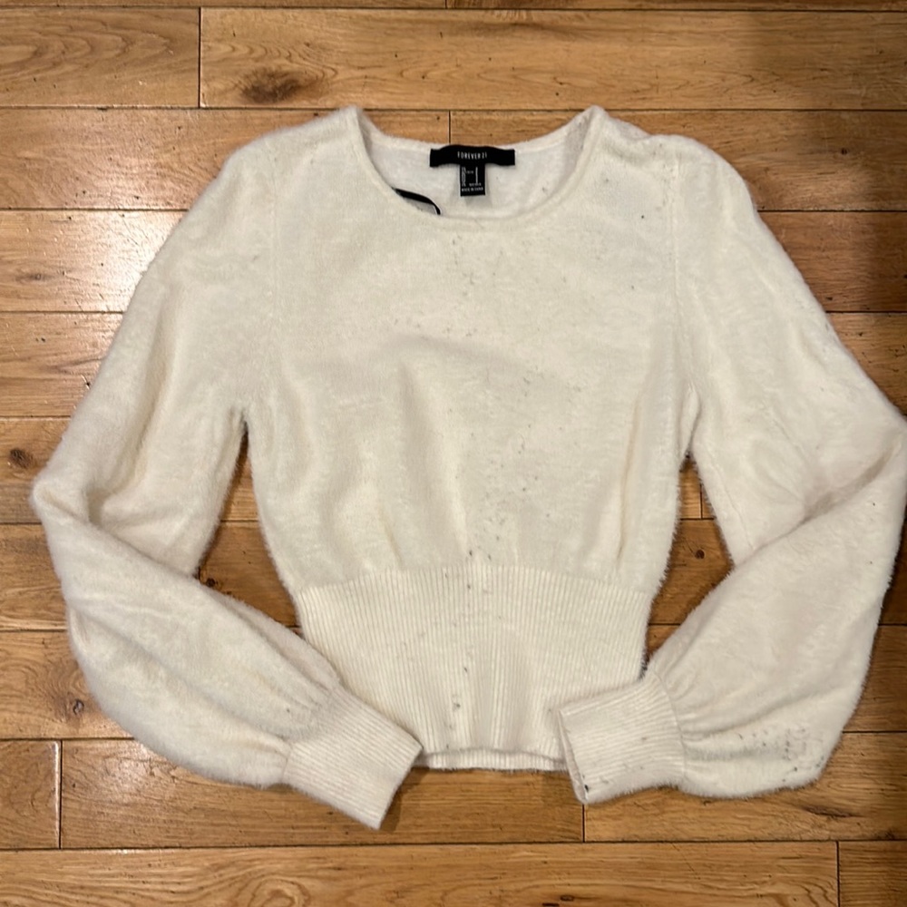 F21 Puff Sleeve Sweater